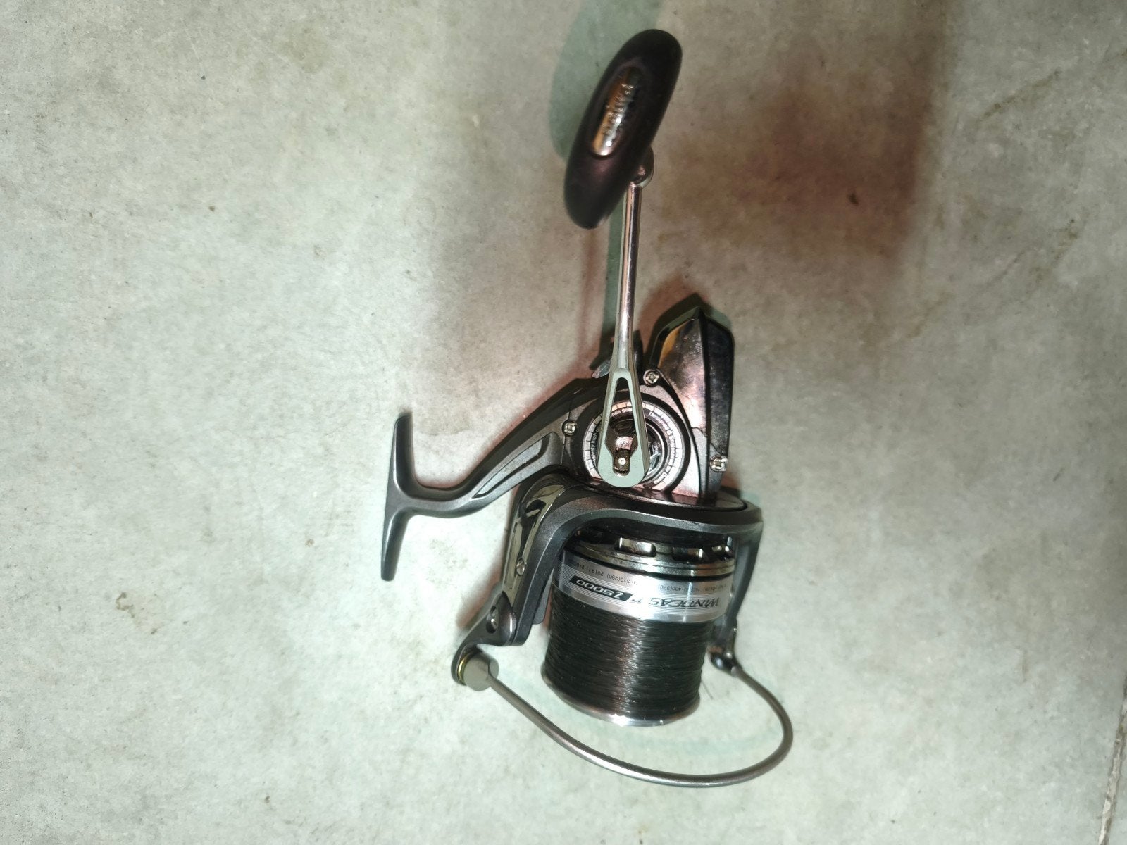Daiwa windcast Z5000, Ophalen