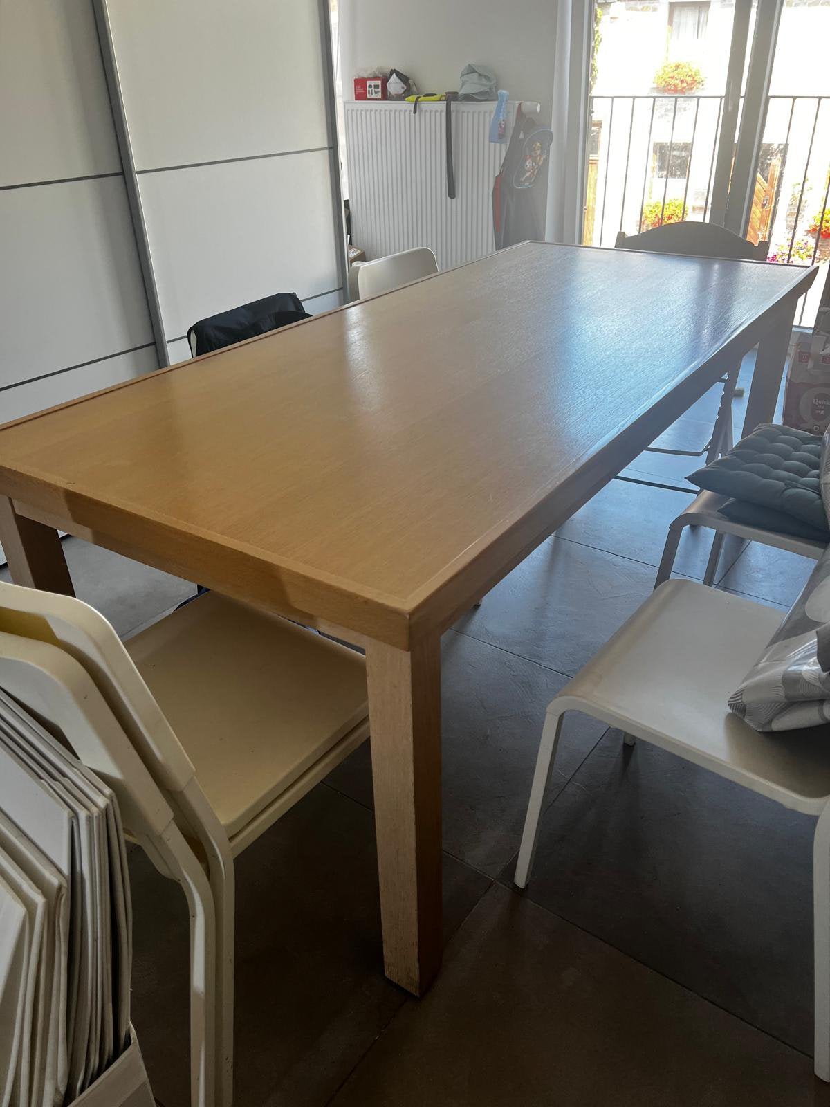 Table salle a manger, 150 à 200 cm, Cinq personnes ou plus, Enlèvement, Utilisé