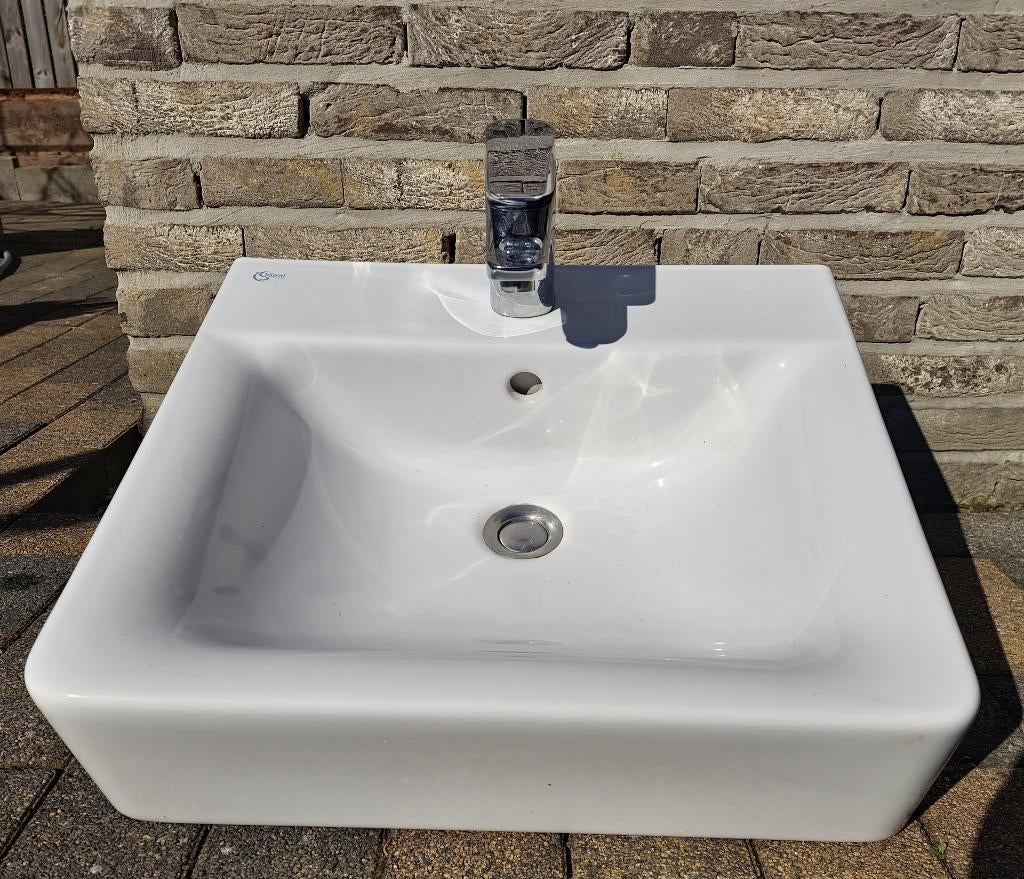 2x Ideal standard Lavabo, Enlèvement, Utilisé, Pierre, Lavabo