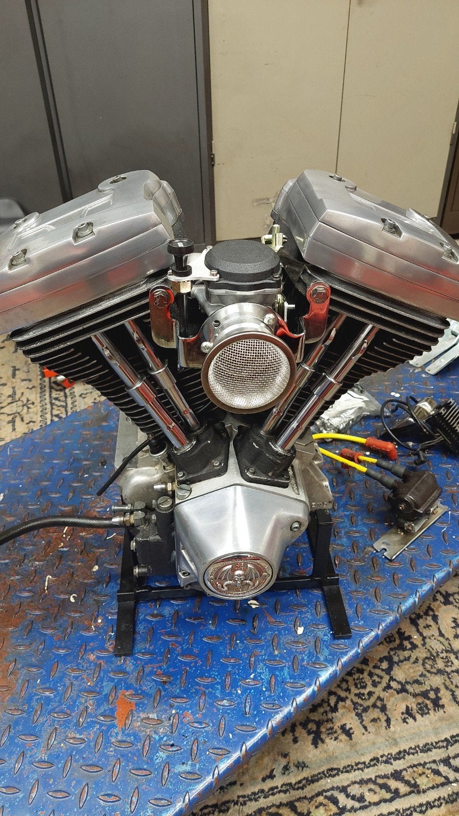 Harley Evo blok met CV carburateur kompleet, Motoren, Ophalen of Verzenden