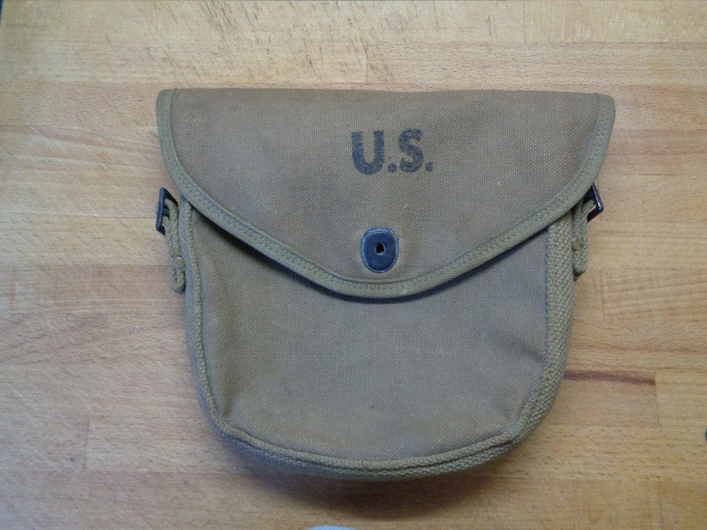 US WW2 Drum magazine pouch, Collections, Objets militaires | Seconde Guerre mondiale, Enlèvement ou Envoi, Armée de terre, Autres types