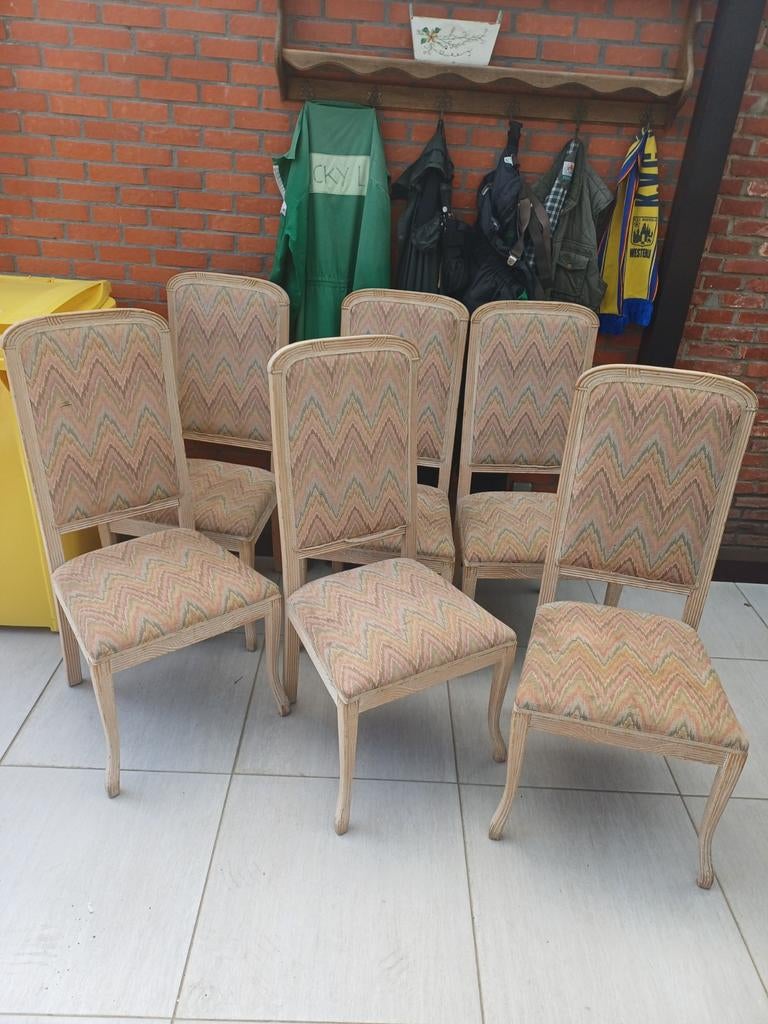 Zes stoelen gratis aftehalen., Huis en Inrichting, Stoelen, Ophalen
