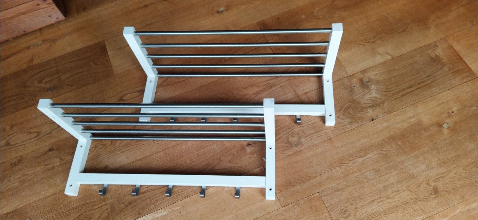 IKEA Tjusig 79x32x25 cm - 2 wandkapstokken, 25 à 50 cm, Moins de 100 cm, Enlèvement, Utilisé