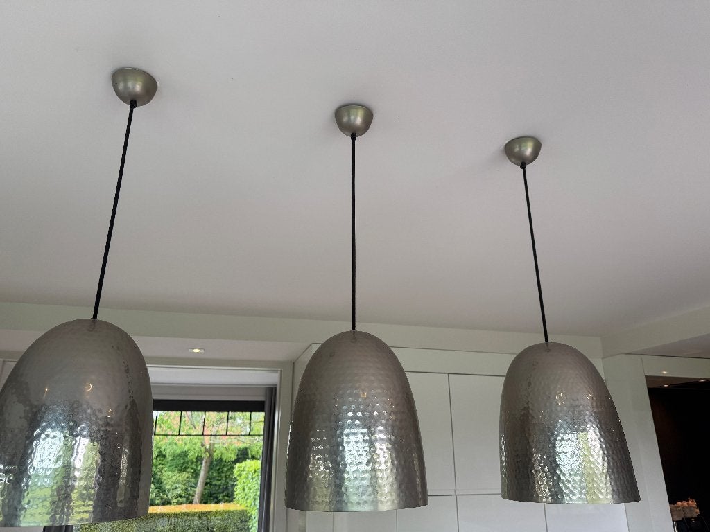 luminaires suspension, Huis en Inrichting, Lampen | Hanglampen, Zo goed als nieuw, Minder dan 50 cm, Metaal, Ophalen