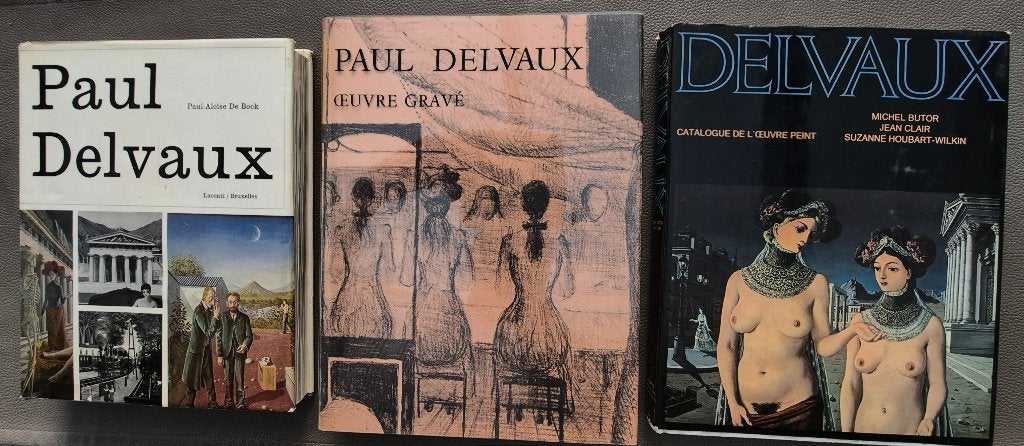 Paul Delvaux 1897 - 1994   Drie topboeken in één lot!!!, Mira Jacob, Ophalen of Verzenden, Zo goed als nieuw, Schilder- en Tekenkunst
