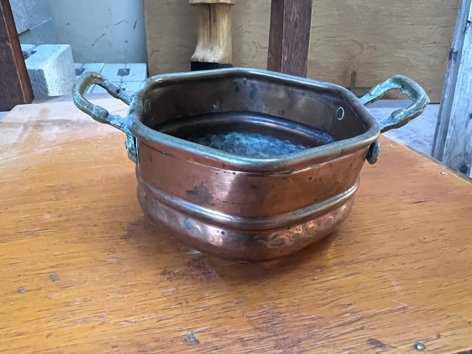 Vintage koperen pot (bieden mag), Ophalen of Verzenden, Zo goed als nieuw, Koper