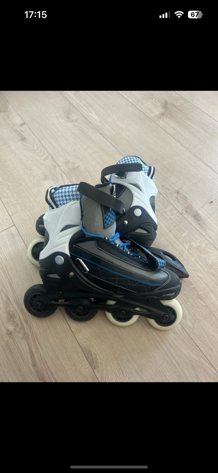 Rollerblades, inline skates, Sport en Fitness, Skeelers, Ophalen, Zo goed als nieuw, Bescherming