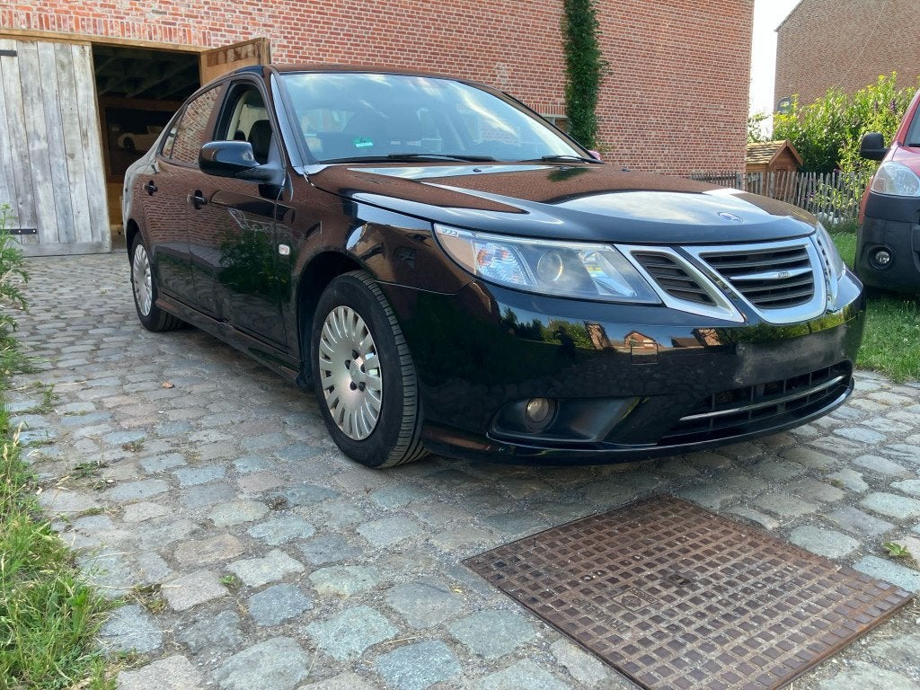 SAAB 9-3 TTID, Auto's, Euro 5, Zwart, Leder en Stof, Zwart