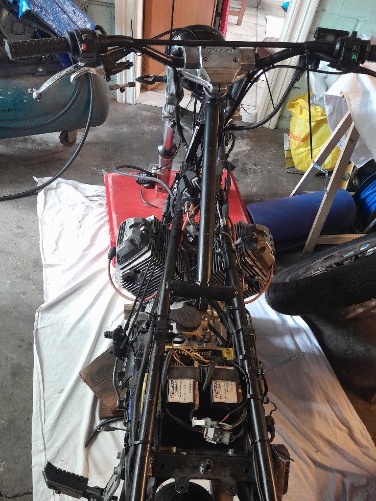 Moto guzzi, Motoren, 2 cilinders, Gebruikt, Particulier, Toermotor