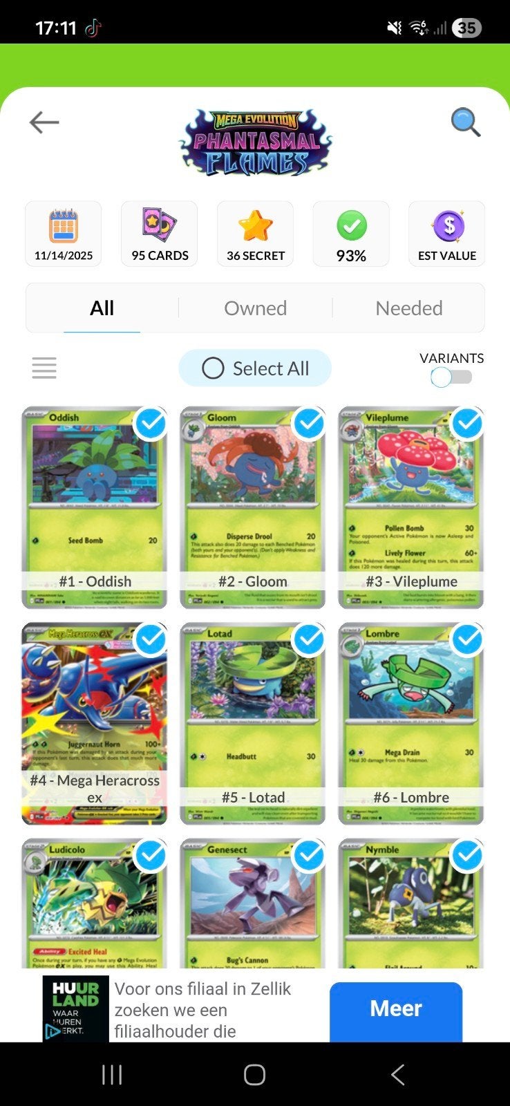 93% Phantasmal Flames-set, Hobby & Loisirs créatifs, Jeux de cartes à collectionner | Pokémon, Enlèvement