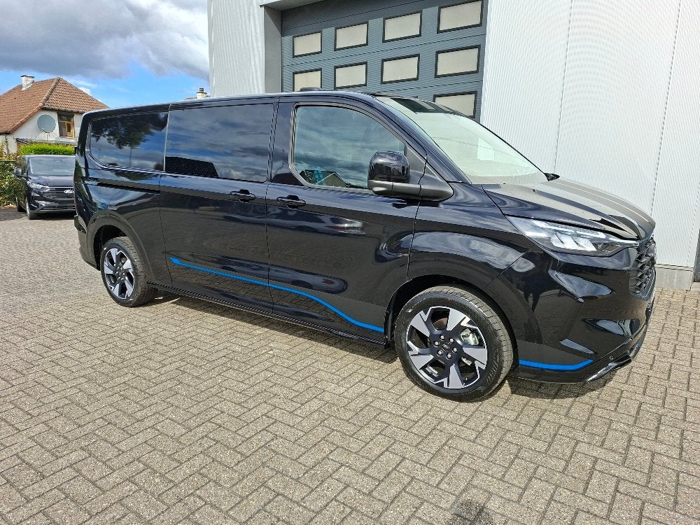 Ford Transit Custom 4WD ELECTR zijschuifdeuren, trekhaak, 48, Autos, Neuf, Achat, 6 portes, Euro 6