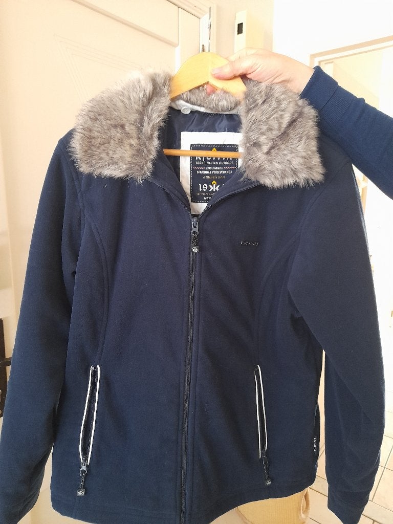 TOPDEAL Outdoor jas, Ophalen of Verzenden, Zo goed als nieuw, Maat 42/44 (L), Blauw