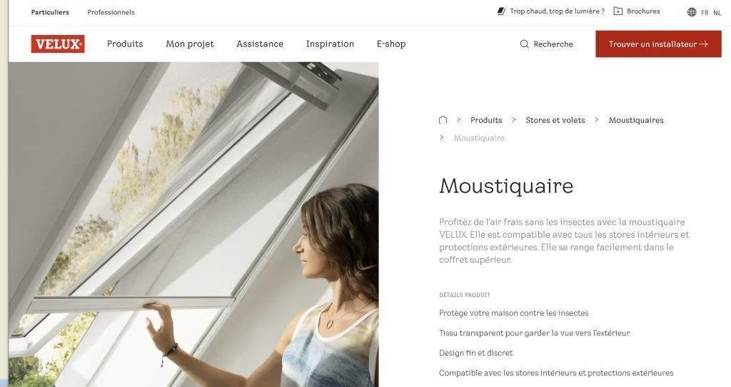 moustiquaire Velux, Neuf, Moins de 200 cm, Synthétique, Enlèvement