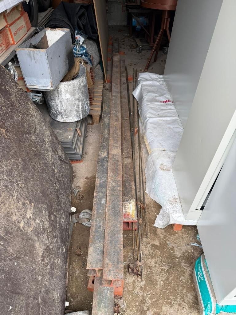 HE100B stalen profiel / poutrel / steunbalk, Doe-het-zelf en Bouw, Ophalen, Nieuw, IJzer