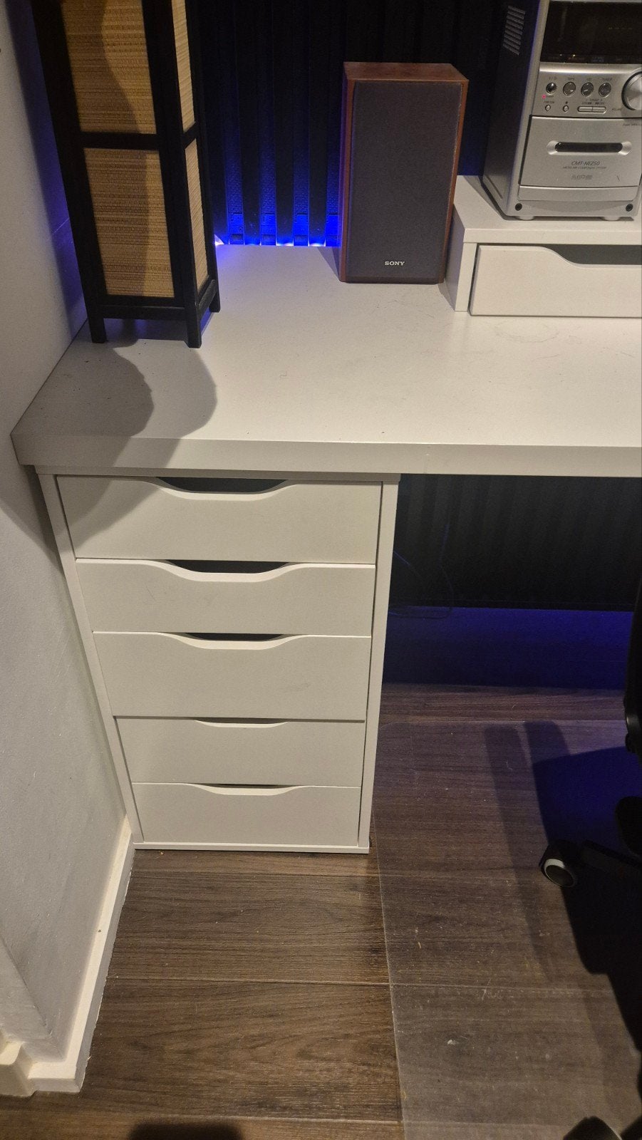 Bureau Ikea Lagkapten + Alex, Huis en Inrichting, Ophalen, Opzetstuk, Gebruikt, IKEA
