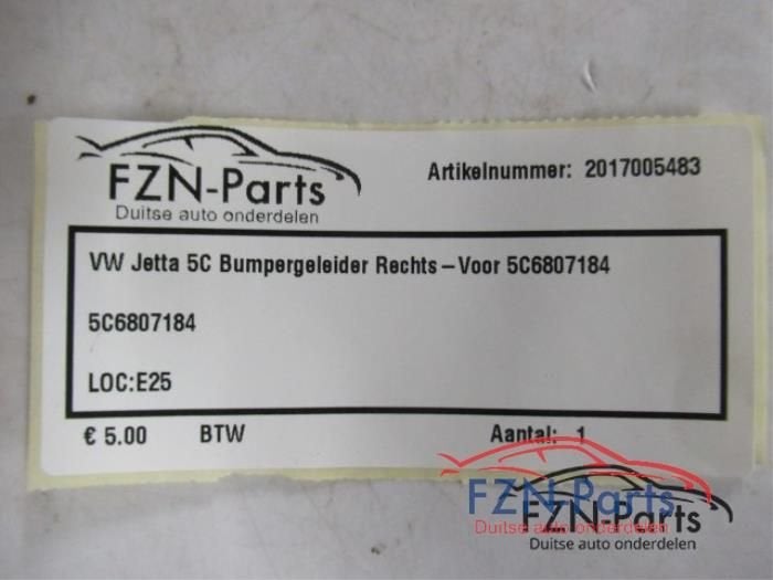 Bumpersteun rechts-voor Volkswagen Jetta (22742221), Enlèvement ou Envoi, Utilisé