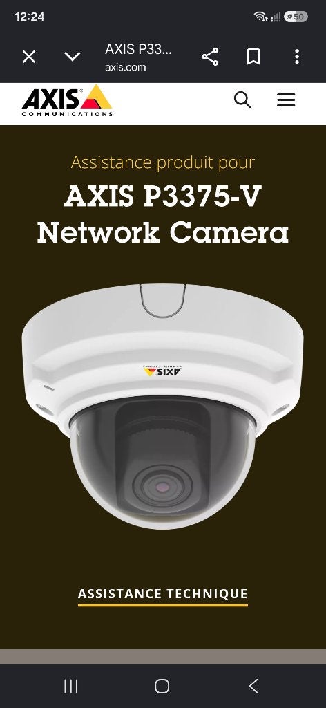Camera Axis, Enlèvement ou Envoi, Neuf, Caméra extérieure
