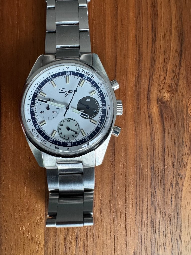 Horloge Sugess Chrono Heritage  S442 02 S, Ophalen, Zo goed als nieuw, Polshorloge