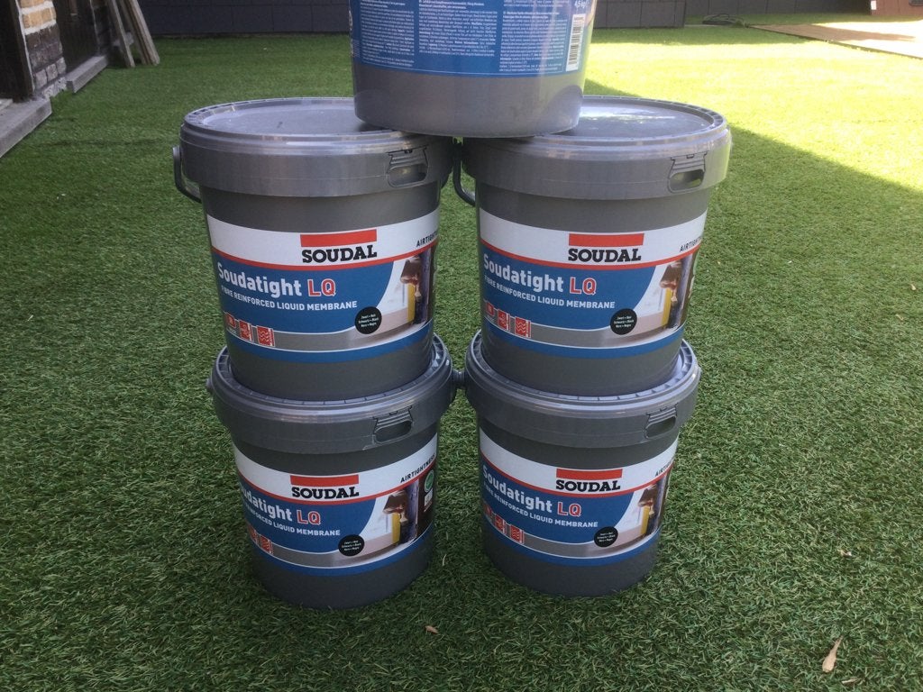 Soudatight LQ 4,5 kg sealed liquid membrane, Ophalen, Nieuw, Zwart