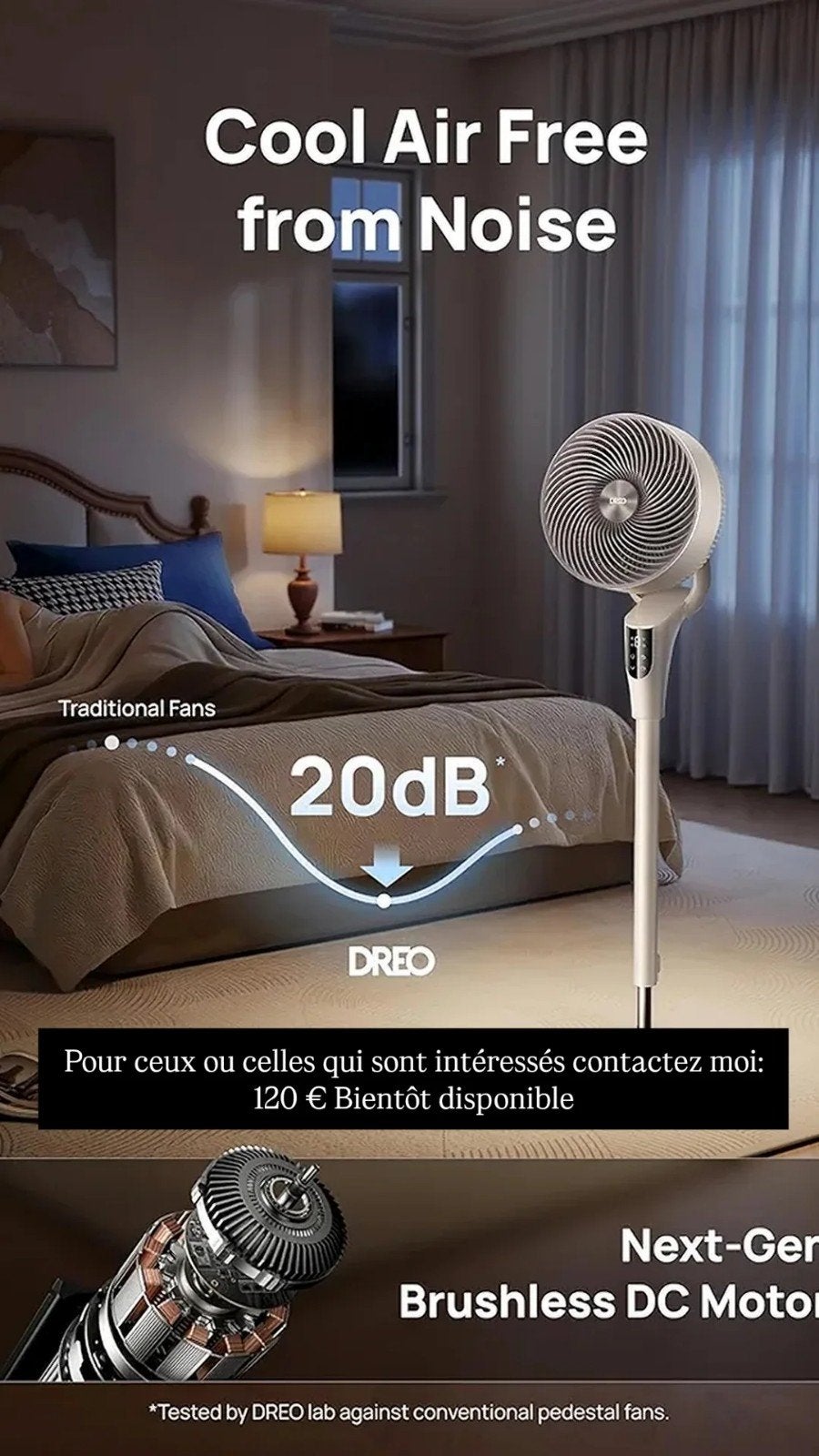 Ventilateur sur pied neuf 120 € Bientôt disponible, Electroménager, Enlèvement, Neuf, Ventilateur sur pied