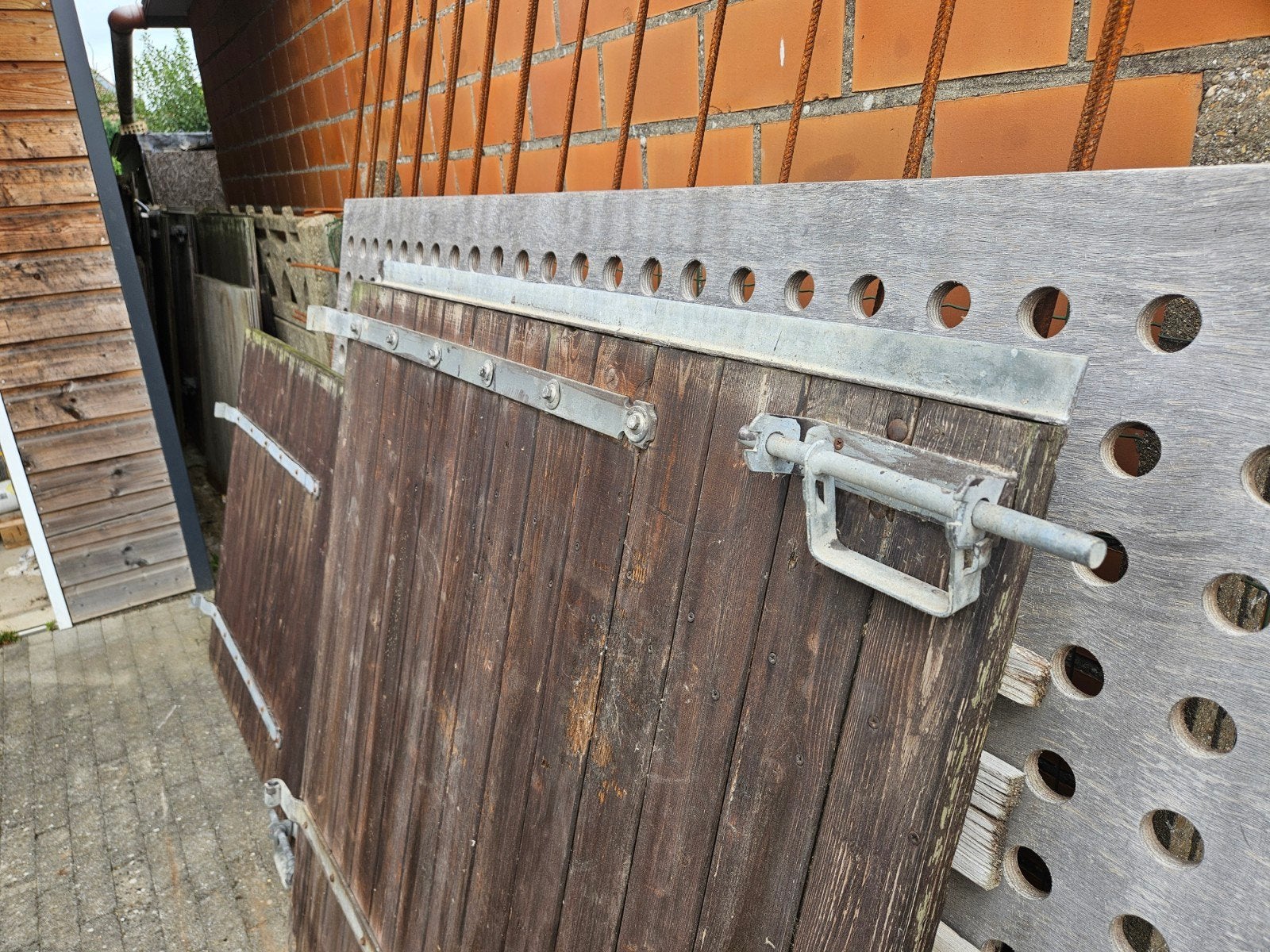 houten staldeuren, Dieren en Toebehoren, Ophalen, Gebruikt