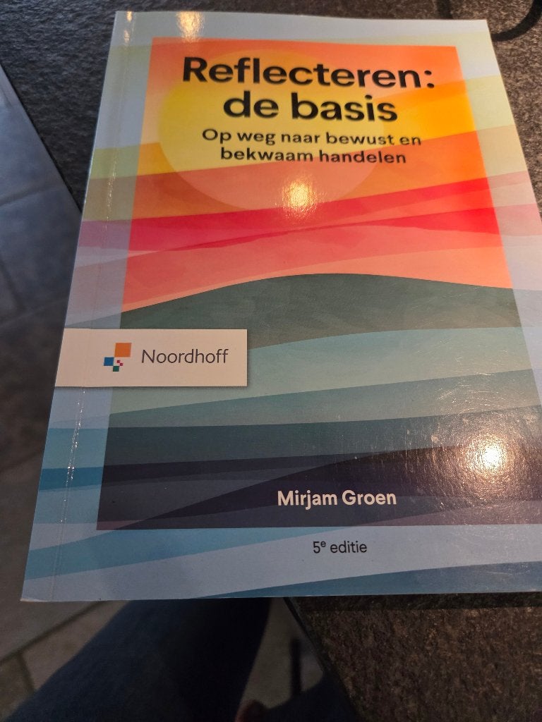 Reflecteren : de basis, Boeken, Gelezen, Hoger Onderwijs, Groen Mirjam, Ophalen of Verzenden