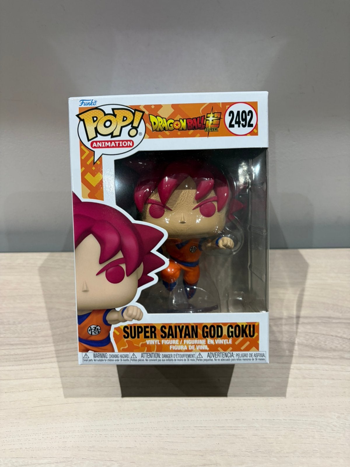 Super Saiyan God Goku #2492 Funko Pop! Dragon Ball Super, Enlèvement ou Envoi