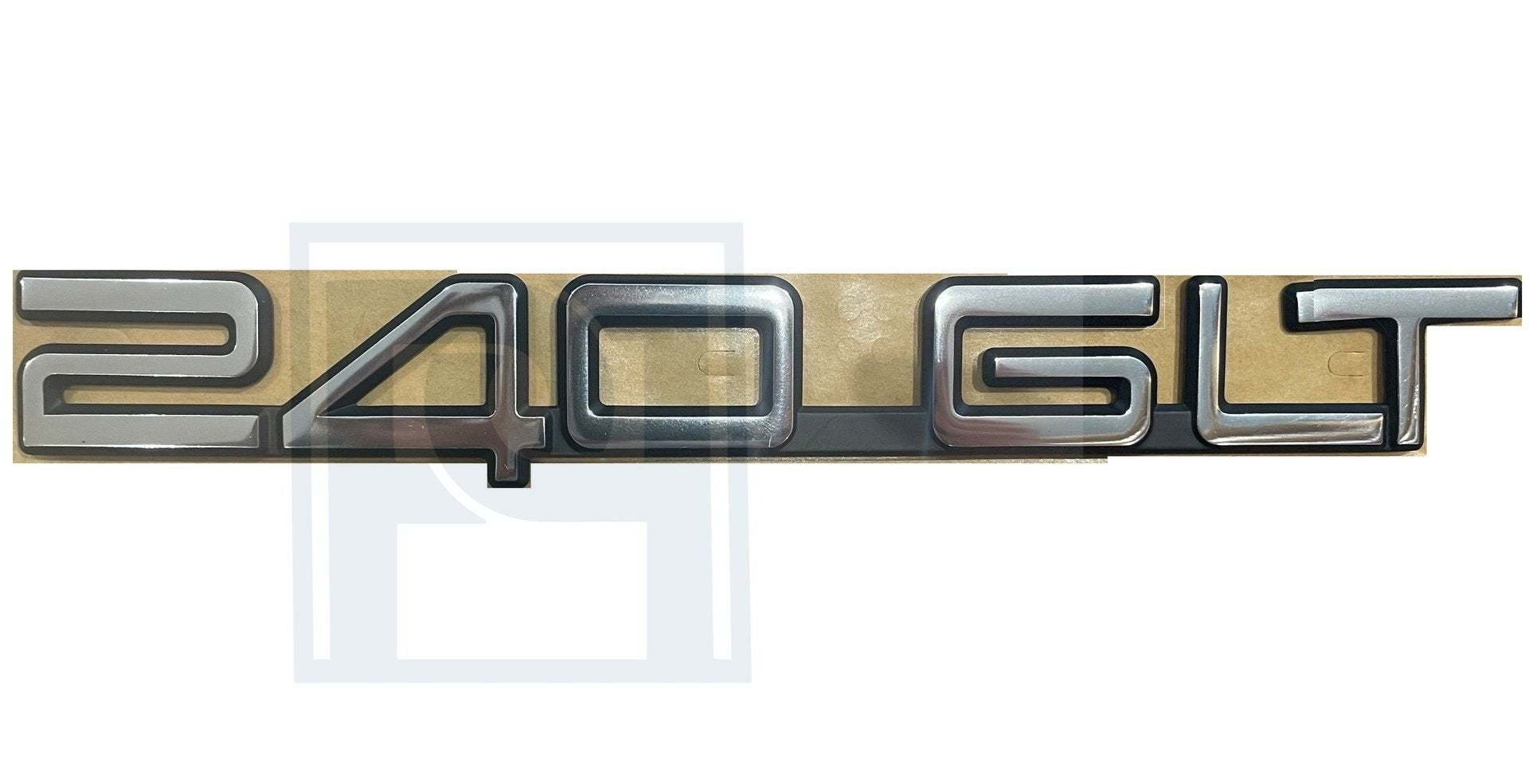 Volvo Embleem "240 GLT" achterklep 240 Volvo onderdeelnr 131, Ophalen of Verzenden, Nieuw, Volvo
