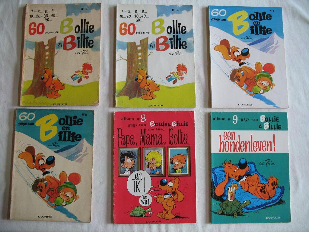Bollie en Billie, 17 stuks, 11 x 1ste druk, Boeken, Stripverhalen, Meerdere stripboeken, Ophalen of Verzenden