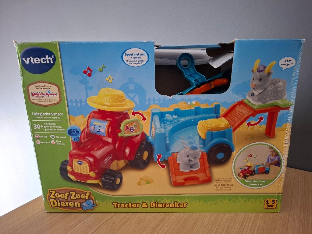 VTech Toet Toet (garage, vliegveld, Tractor en dierenkar), Kinderen en Baby's, Ophalen, Gebruikt