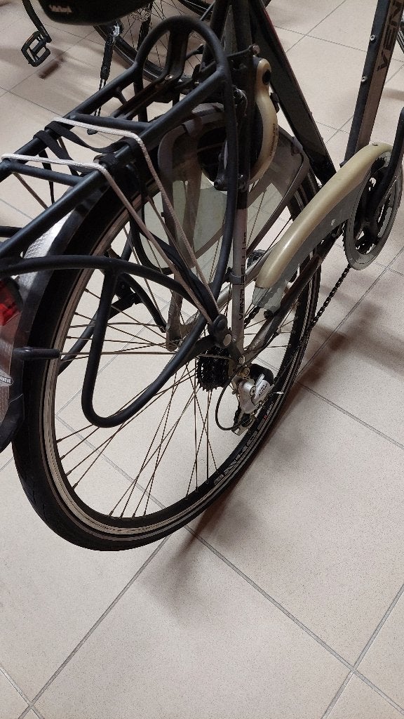 Heren fiets venturelli, Ophalen, Zo goed als nieuw, Schijfrem, Overige merken