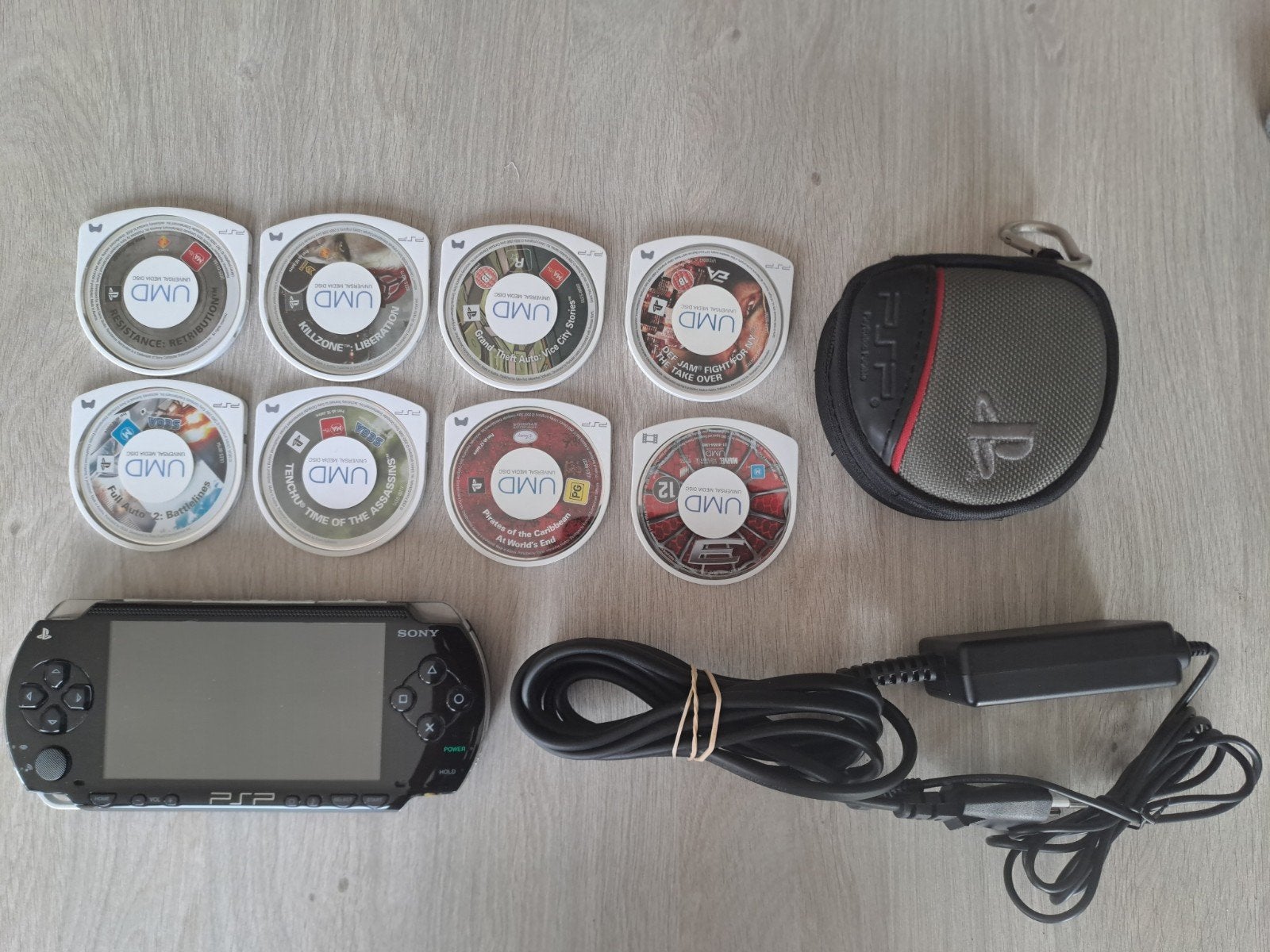 Sony PSP spelcomputer + games & accessoires, Games en Spelcomputers, Spelcomputers | Sony PSP, Ophalen, PSP
