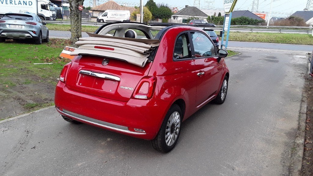 Fiat 500C Cabrio, 2020, Hybride, handgesch., Auto's, Voorwielaandrijving, Dealer onderhouden, Euro 6, Cabriolet