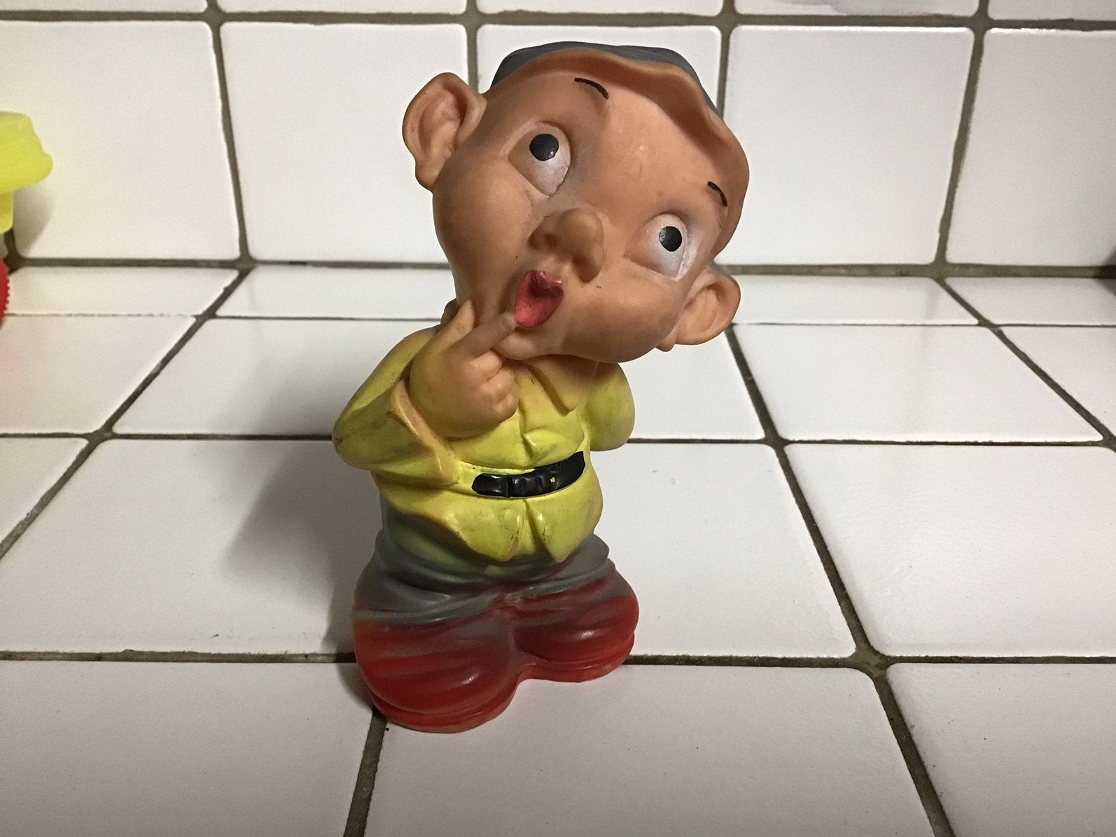 Disney kabouter Rubbertoys, Verzamelen, Ophalen of Verzenden, Gebruikt
