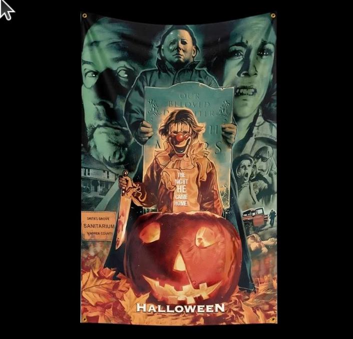 Grote horror vlaggen Halloween (150x90cm), Diversen, Ophalen of Verzenden, Nieuw