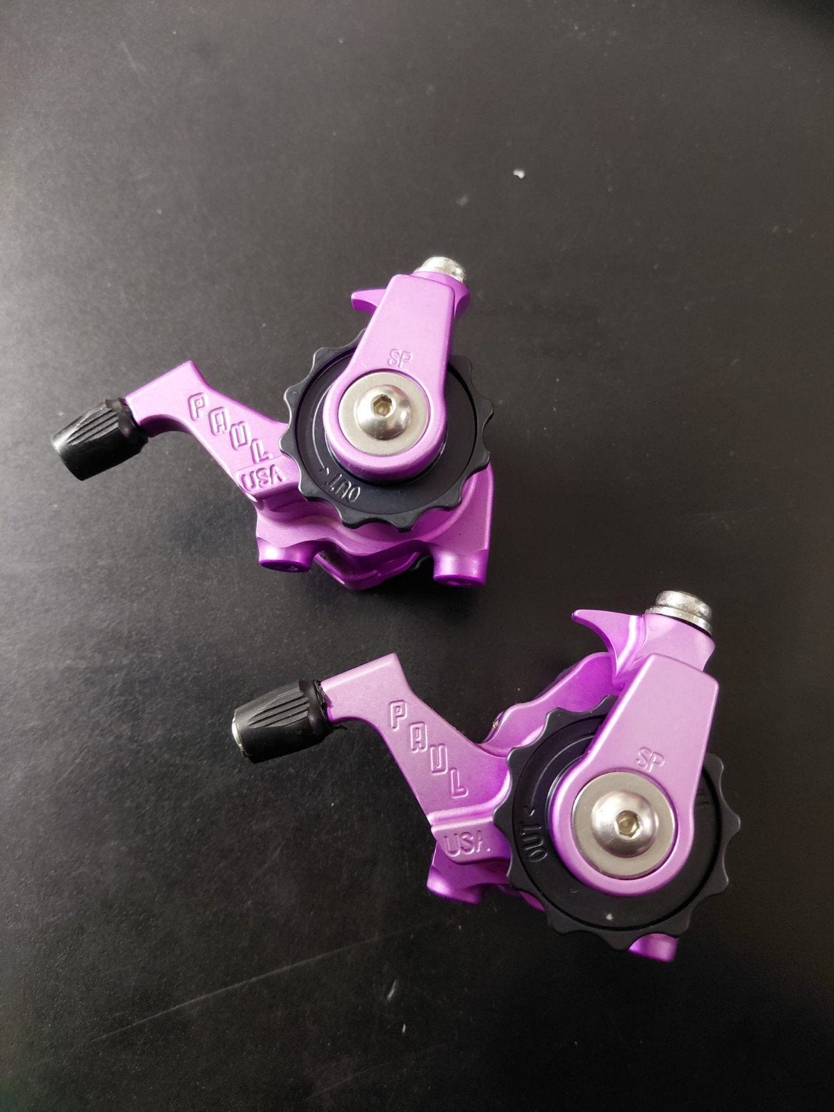 Paul Components Klamper Short Flatmount pull purple (Paire), Utilisé, Autres types
