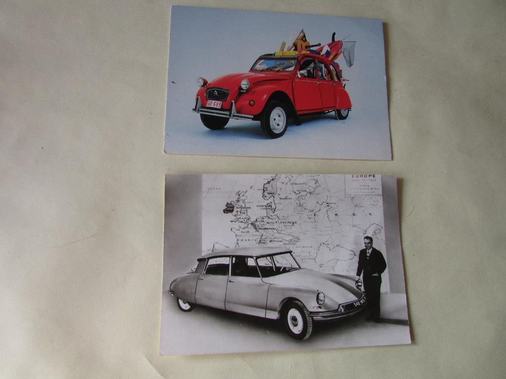 CITROËN 2 PK - ID 19 , 2 POSTKAARTEN, Ophalen of Verzenden, 1960 tot 1980, Ongelopen, Voertuig