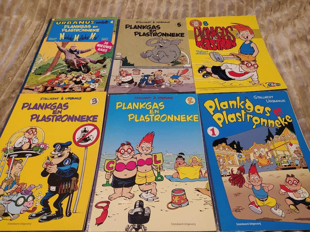 plankgas en plastronneke, Meerdere stripboeken, Ophalen of Verzenden, Gelezen