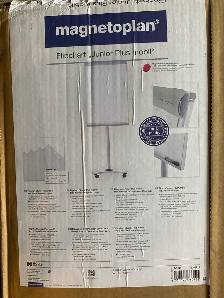Flipchart, Enlèvement