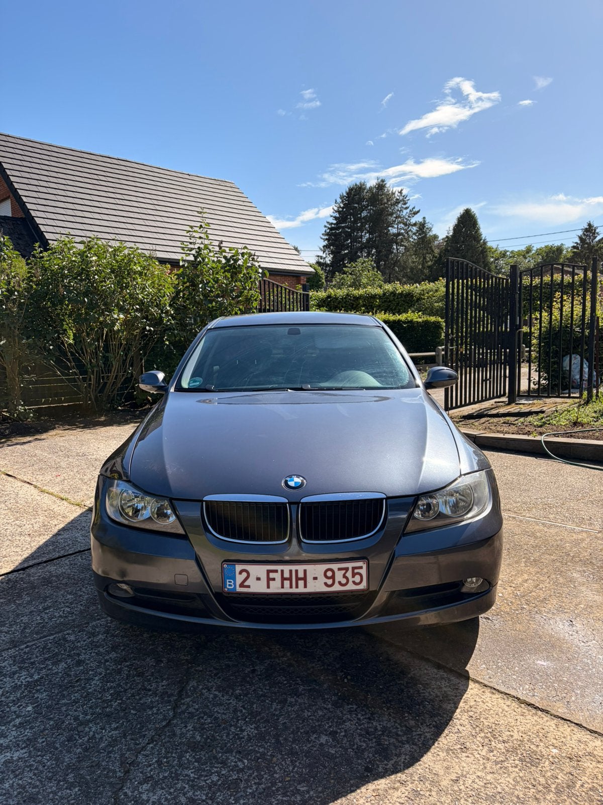 Bmw e90 318i automaat, Auto's, 1995 cc, Zwart, 4 cilinders, 1465 kg