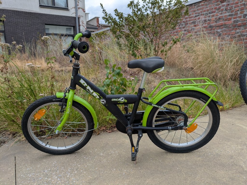 Kinderfiets 18 inch, Fietsen en Brommers, Ophalen, Gebruikt, Terugtraprem, 16 tot 20 inch