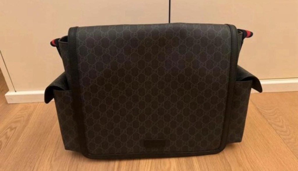 Gucci luiertas  GG SUPREME MEDIUM DIAPER BAG, Ophalen of Verzenden, Zo goed als nieuw, Schoudertas