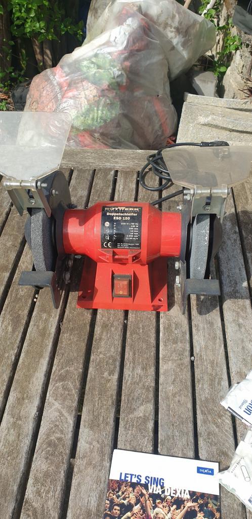 Rotwerk ESD 150 is een elektrische dubbele slijpmachine voor, Doe-het-zelf en Bouw, Ophalen