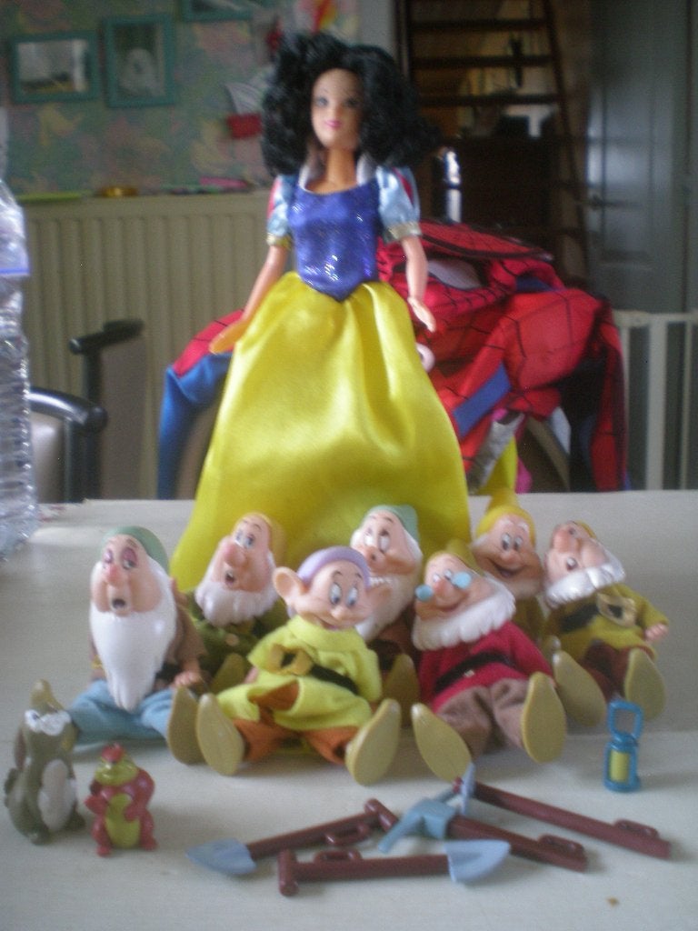 sneeuwwitje en de 7 dwergen, Verzamelen, Disney, Ophalen of Verzenden, Zo goed als nieuw