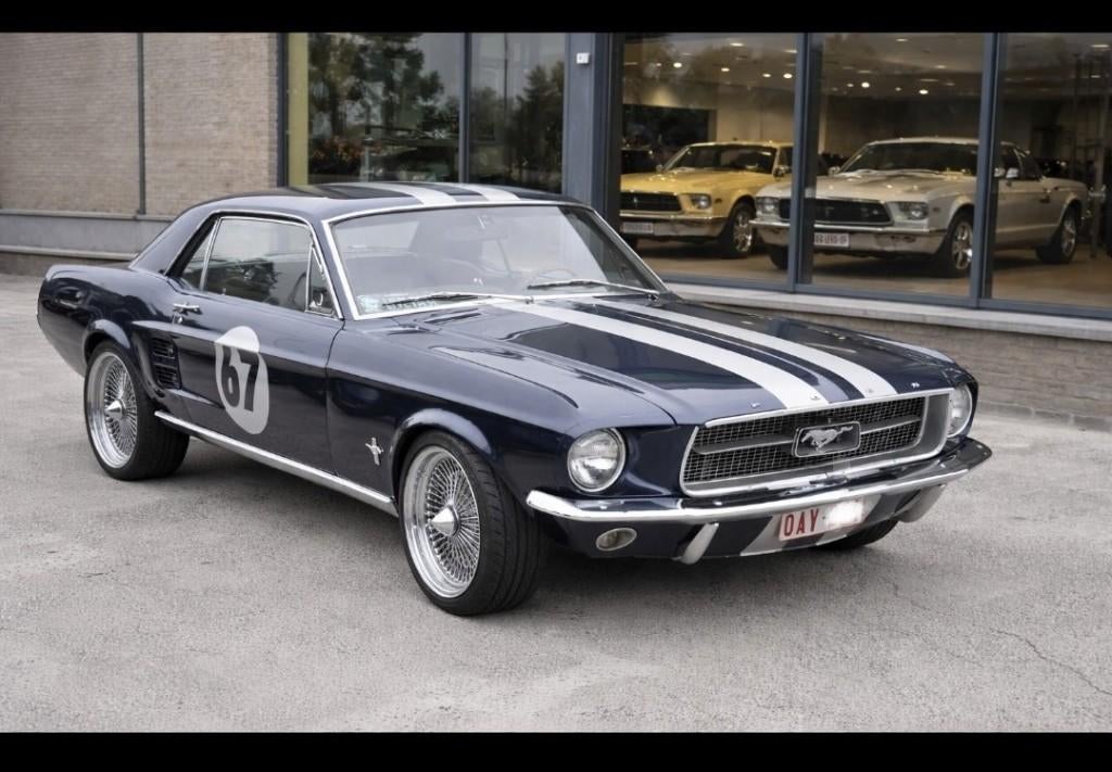 Ford Mustang 289 code, Auto's, Ford, Particulier, Mustang, Benzine, Coupé, 2 deurs, Handgeschakeld, Blauw, Zwart, Leder en Alcantara