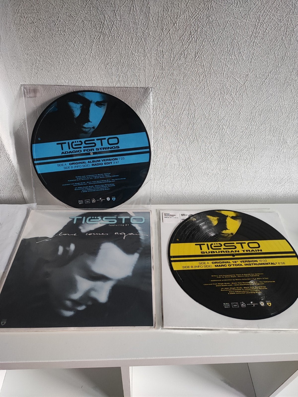 3 vinyles DJ Tiesto, Enlèvement ou Envoi, Comme neuf, Electro