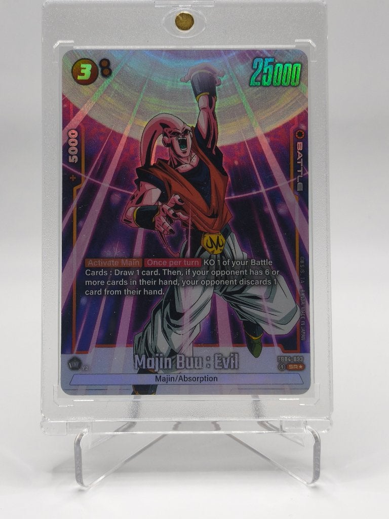 Dragon Ball  FB04-093 Majin Buu Evil SR Alternate, Collections, Enlèvement ou Envoi, Neuf, Carte(s) à jouer