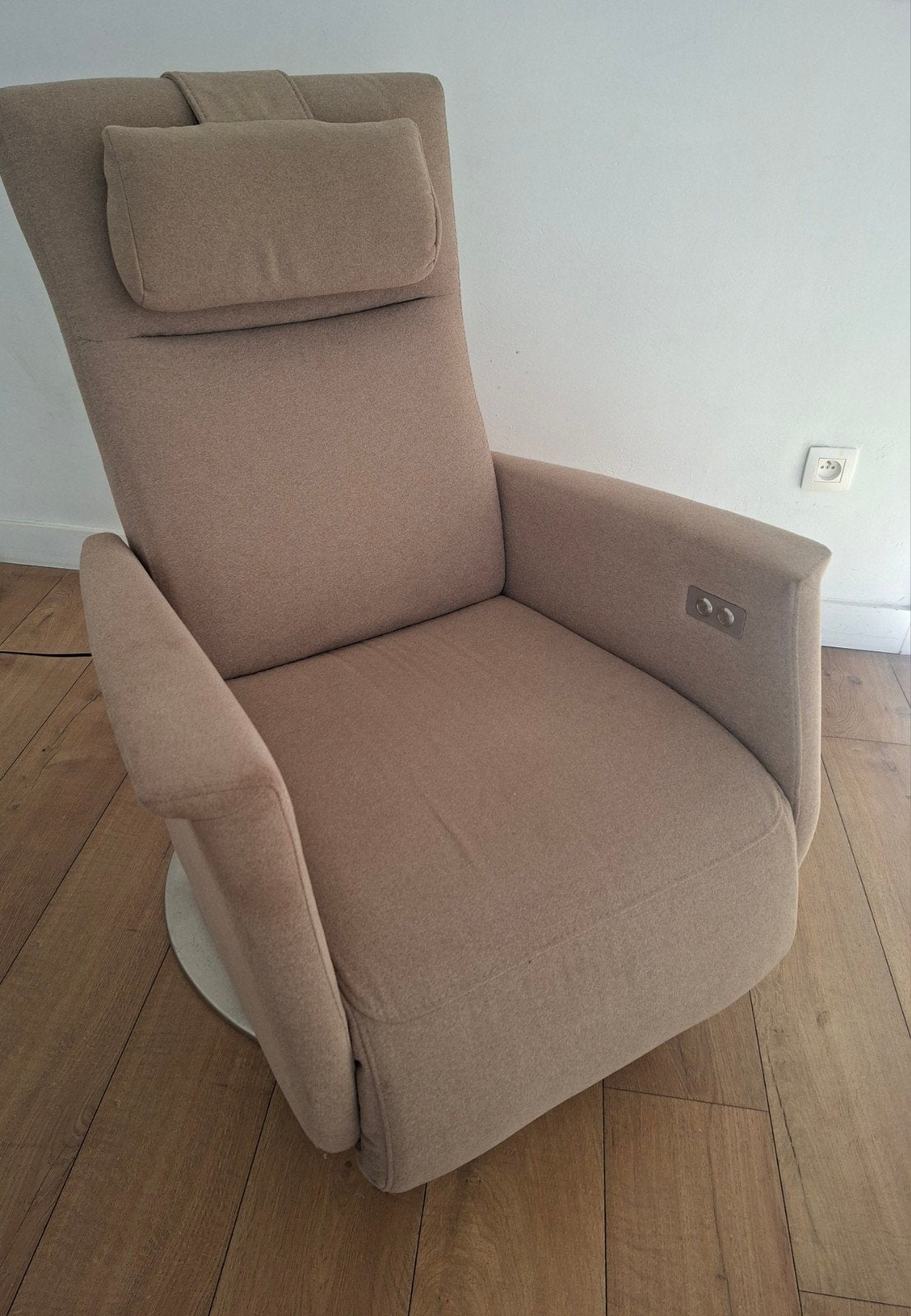 Prominent elektrische STA-OP relaxzetel / draaibaar, Ophalen, Stof