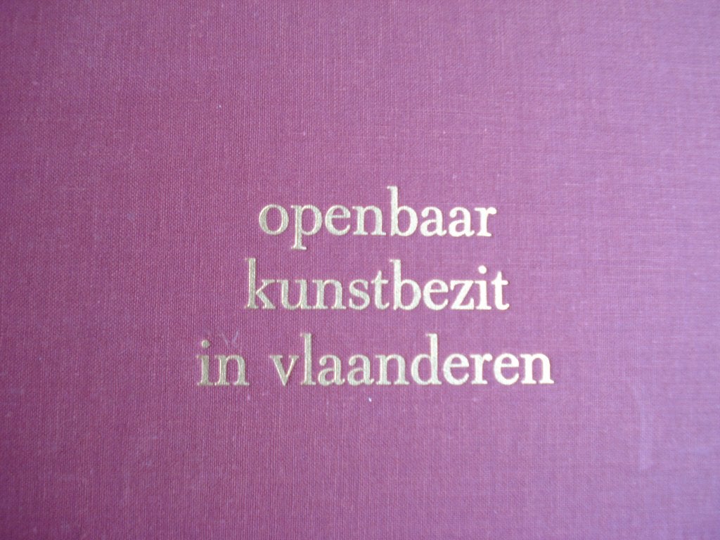 Openbaar kunstbezit +(in Vlaanderen) 20 st., Boeken, Ophalen