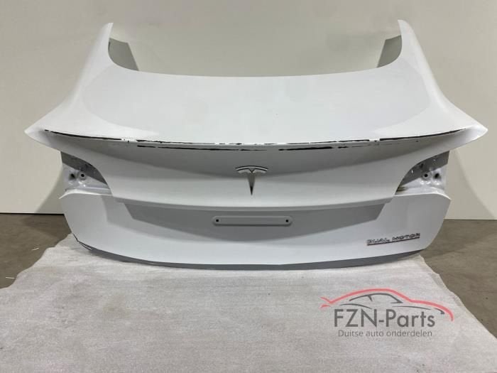 Tesla Model 3 Achterklep parelmoer wit, Ophalen of Verzenden, Gebruikt, Achter, Achterklep